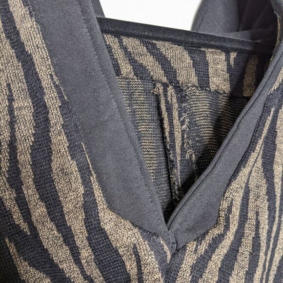 Women's Zebra Hooded Poncho Cape - Picture 8 of 8